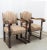 1940s Set of Mid-Century Spanish Chestnut Armchairs, 1940s For Sale - Image 5 of 13