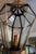 Gold Large Antique Hanging Lantern in Glass and Brass, 1890s For Sale - Image 8 of 9