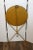Mid-Century Italian Tole Tray Table in Yellow With Pastoral Figural Scene For Sale - Image 6 of 14
