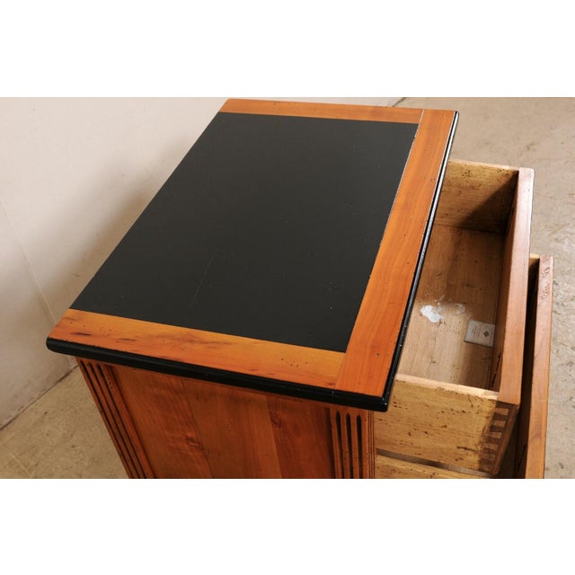 Mid 20th Century Raised Chest with Ebony Accents For Sale - Image 9 of 11