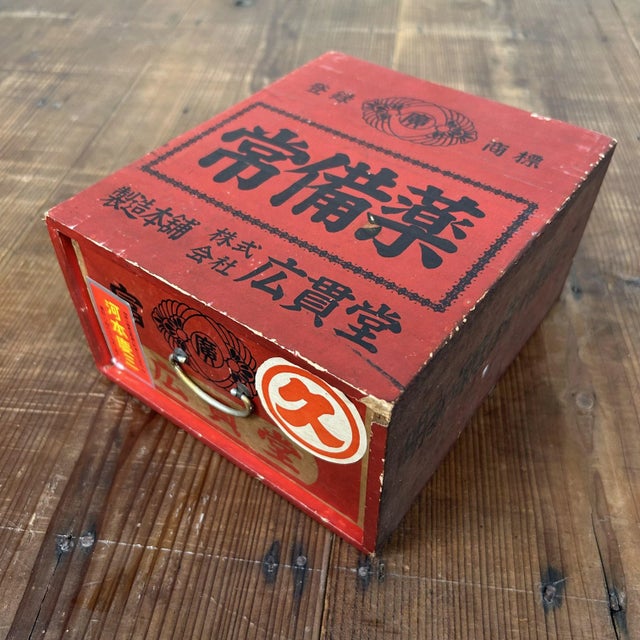Mid-Century Modern Japanese Household Medicine Box, 1950s For Sale - Image 6 of 11