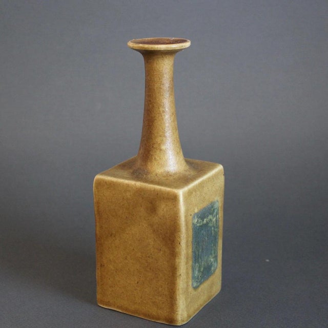 Italian Vintage Ceramic Bottle by Bruno Gambone, 1980s For Sale - Image 4 of 16