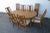 Mid Century Modern Set of Dining Table Six Chairs and Two Leaves For Sale - Image 13 of 13