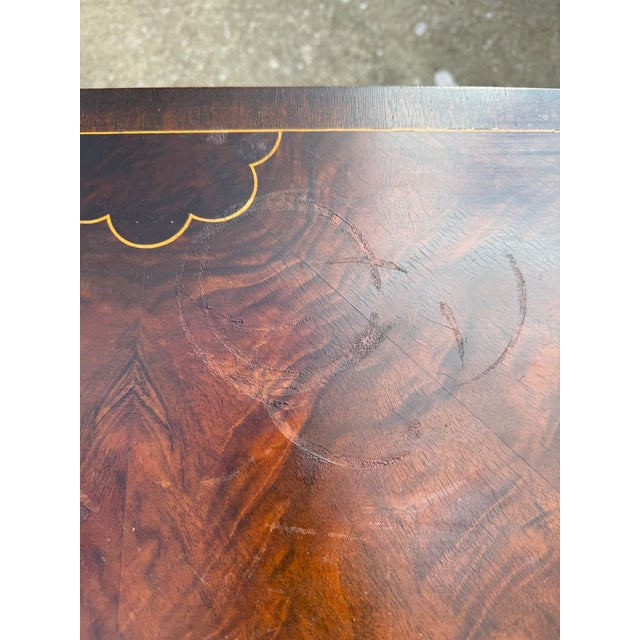 Early 20th Century Demilune Console Table For Sale - Image 5 of 7