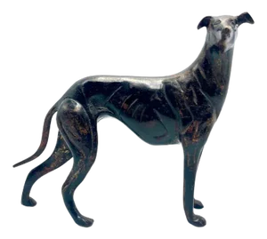 Vintage Whippet Cast Iron Figure, 1960s