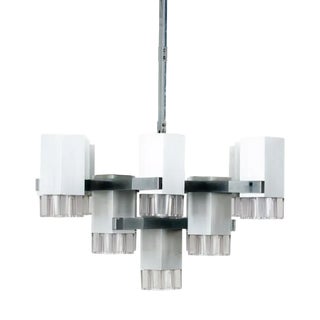Chandelier by Gaetano Sciolari, 1970s For Sale