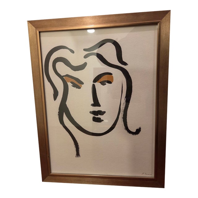 Soicher Marin "Friday Night Eyeshadow" Framed Print for One Kings Lane - After M. Racine For Sale