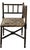 Antique 20th Century French Bobbin Corner Chair For Sale