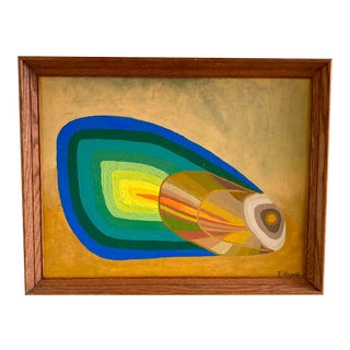 Vintage Oil Painting Signed Hanic, Framed For Sale