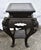 Wood Chinese Carved Hardwood Plant Stand Jardiniere Two Tier Side Table 1920s For Sale - Image 7 of 14