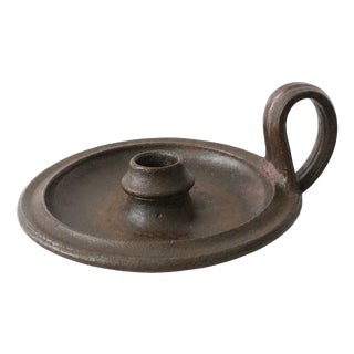 German Brutalist Studio Pottery Model 8013 Candleholder by Rudi Stahl, 1970s For Sale