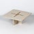 Coffee Table in Travertine with Marble and Brass Inlay by Paul Kingma, 1980 For Sale - Image 4 of 11