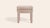 Rose Linen Piero Ottoman by Ceraudo For Sale - Image 4 of 8
