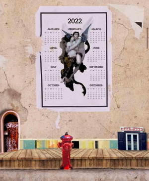 Chiara Santoro, Figurative Composition, Signed Edition of 10, 2022, Digital Print