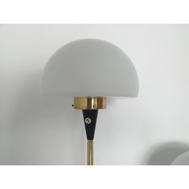 - From hotel in Prague - Very nice style of lighting - Marked by label - Height of smaller is 89 cm This piece is...