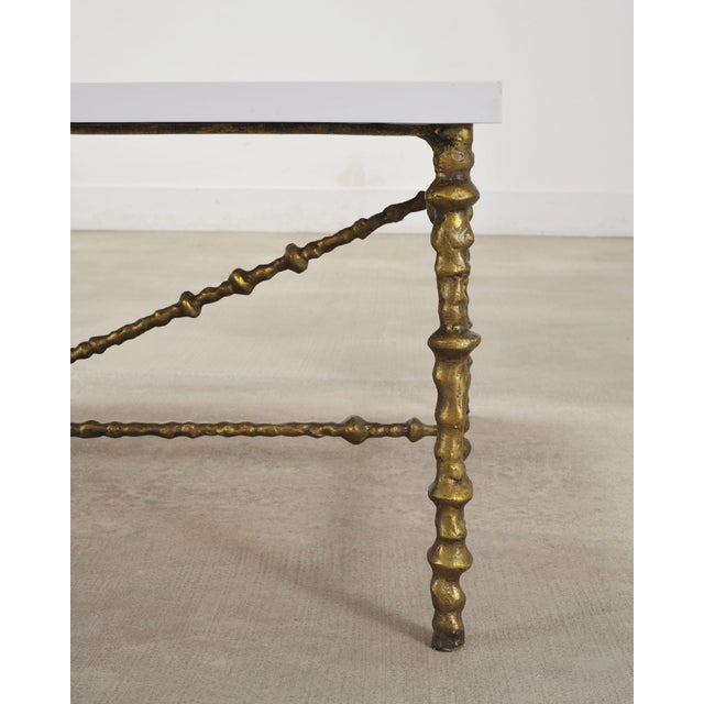 Oly Studio Gilded Iron Faux Bois Branch Diego Cocktail Table For Sale - Image 9 of 17