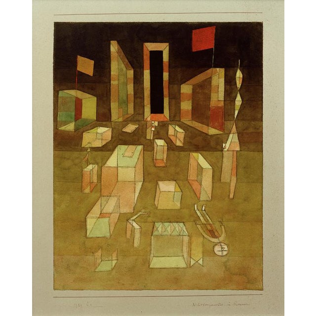 Paul Klee, Non Compostion In Space, Archival Pigment Print, Framed For Sale