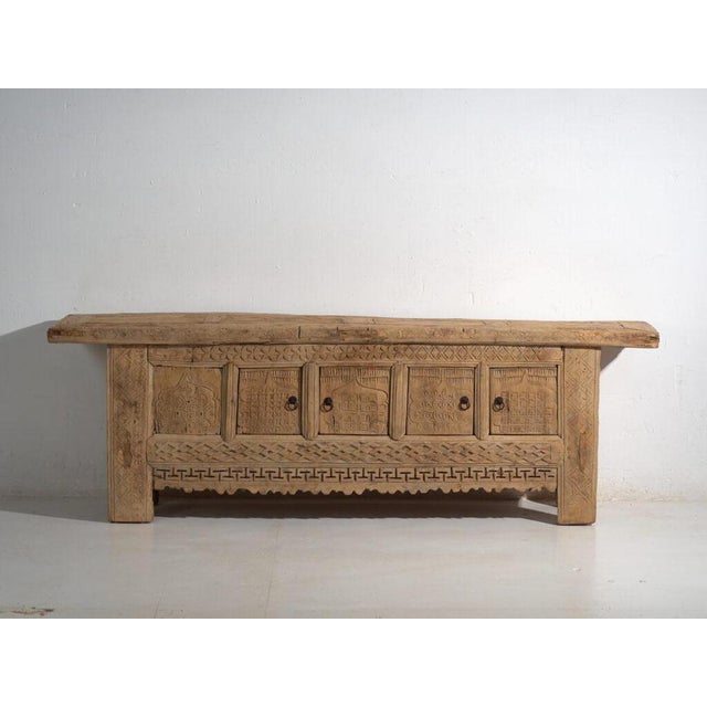 Antique Carved Pine Sideboard For Sale - Image 14 of 14