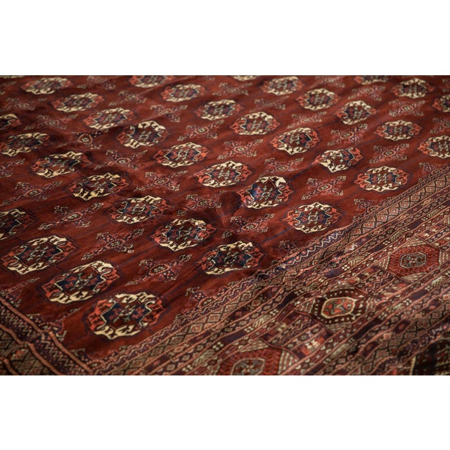Vintage Fine Bokhara Rug - 12'2" X 14'8" For Sale - Image 9 of 15