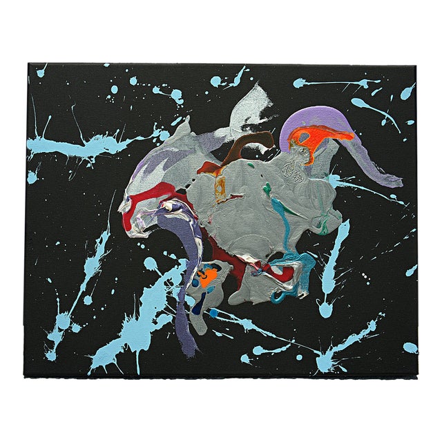 Subconscious Evolution Ecosystem Theorem Original Mixed Media Painting by Stephen Neil Gill For Sale