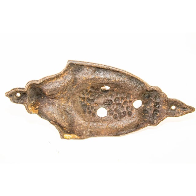 Metal Antique Cast Iron Metal Wall Coat Hook For Sale - Image 7 of 10