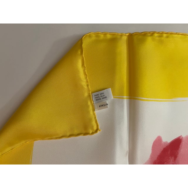 René Gruau Christian Dior, Silk Vintage Scarf, Featuring René Gruau High Fashion Illustration For Sale - Image 4 of 9