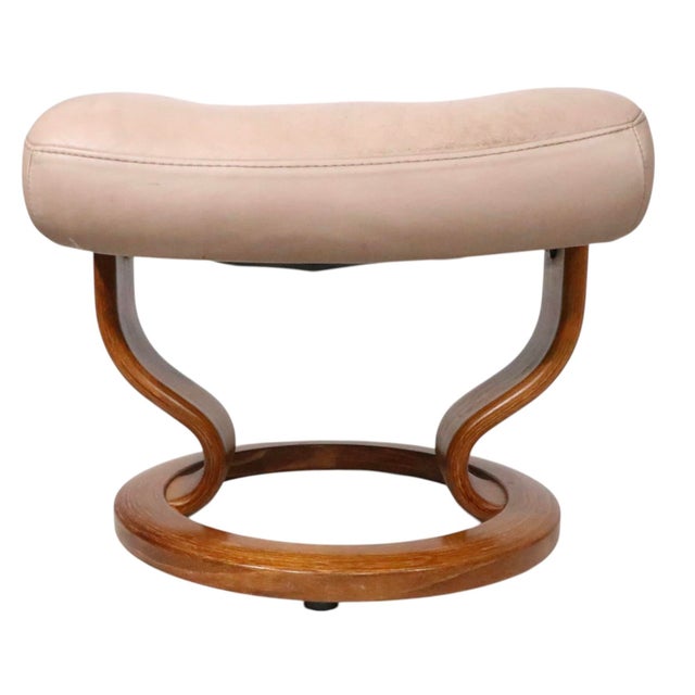 Vintage Ekornes Footstool Ottoman For Sale - Image 9 of 15
