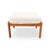 Beige Senator Highback Armchair and Pouf by Ole Wanscher for Poul Jeppesen, Set of 3 For Sale - Image 8 of 15