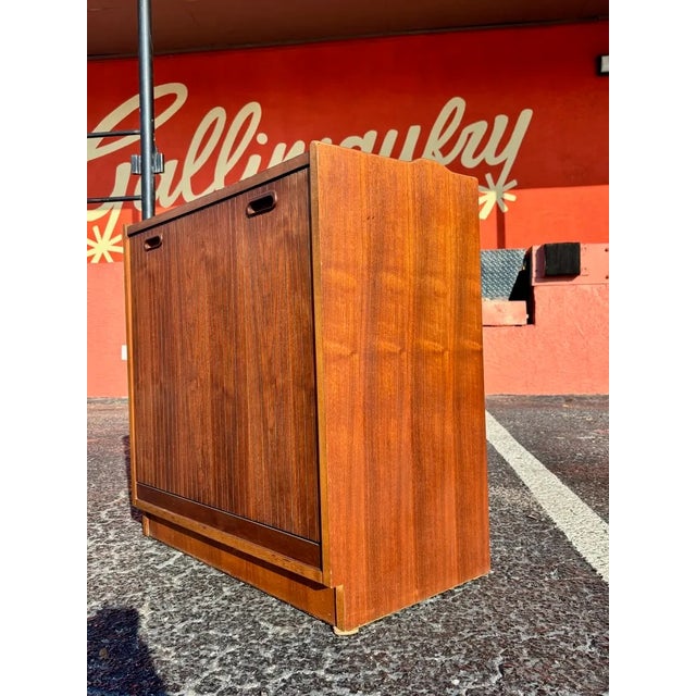 Mid-Century Modern Mid Century Lane Martinique Record Cabinet Bookcase For Sale - Image 3 of 18