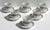 1950s Italian Demitasse Espresso Cup Set of 6 Matching Saucers Gold Leaf Porcelain For Sale - Image 14 of 14