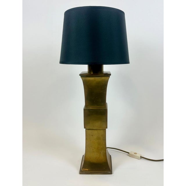 Mid-Century Modern Brass Table Lamp by Fuchs & Gilching for Reim Interline, 1970 For Sale - Image 12 of 12