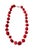 Mid-Century Modern Vintage Nepalese Natural Red Coral Beads Chocker Necklace 25 Beads For Sale - Image 3 of 8