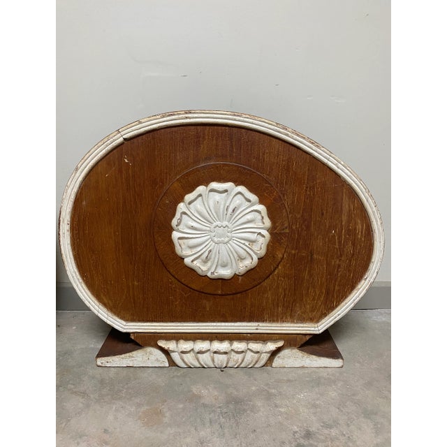 19th C. Canopy Bed Corona / Pelmet / Architectural Cornice Crowns - Pair For Sale - Image 4 of 14