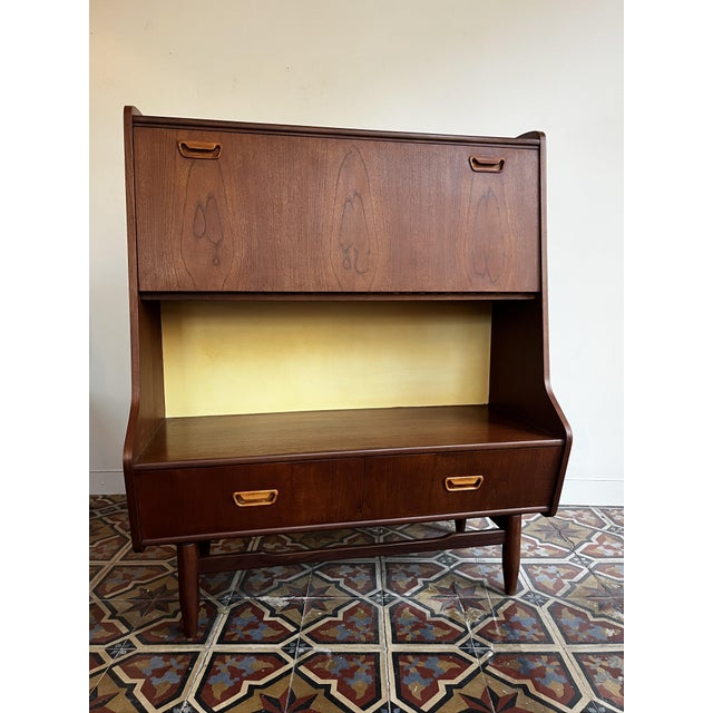Wood Vintage Cabinet in Teak, 1960s For Sale - Image 7 of 13