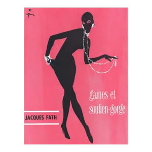 1965 Mid-Century French Lingerie Print by Gruau, Matted