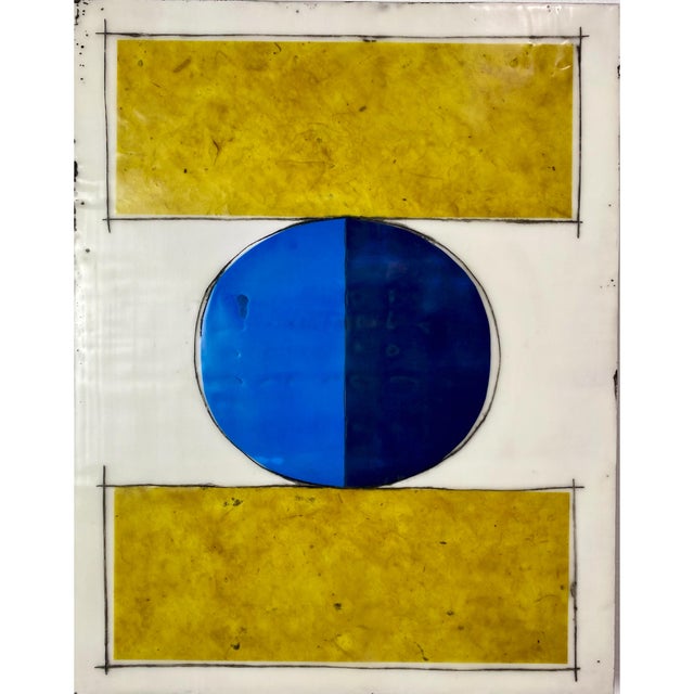 Large Encaustic Mixed Media Installation by Gina Cochran "The Gift Horse" 12 Panels For Sale - Image 11 of 12