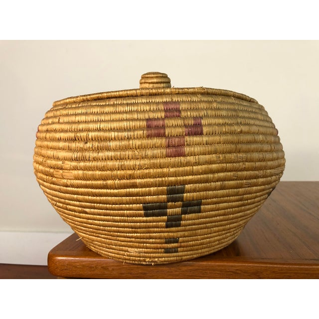 Vintage Native American Woven Basket From Alaska Chairish