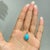 Vibrant Oval 4.7 Ct Natural Turquoise Bezel Set 925 Silver Pendant for Her For Sale - Image 9 of 13