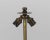 Gilt Brass Flower Lamp For Sale - Image 4 of 7