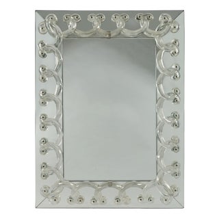 Rinceaux Mirror from Cristal Lalique, 1950 For Sale
