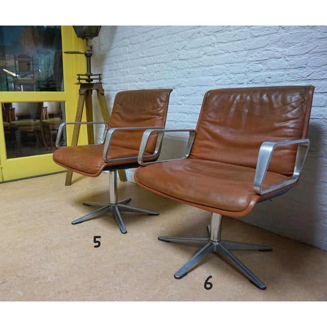 1960s Program 2000 Armchair in Leather by Delta Design for Wilkhahn, 1960s For Sale - Image 5 of 18