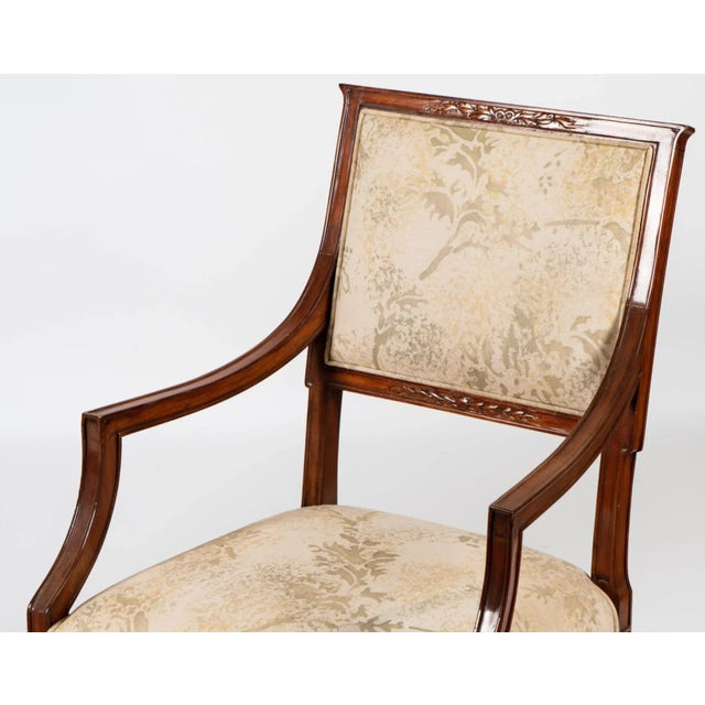 18th C Style Dennis & Leen Directoire Fauteuil Desk Arm Chair.