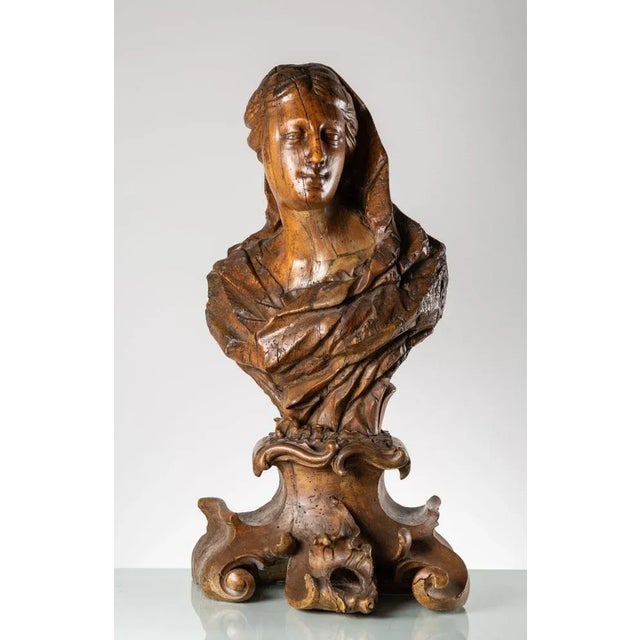 French Artist, Saint Mary Magdalene, 17th Century, Wood For Sale - Image 5 of 6