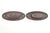 Traditional style brass oval recessed window sash lifts. The original mounting screws are not available. Good condition...
