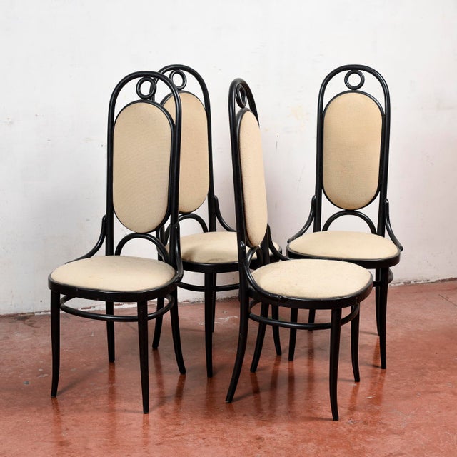 Dining Chairs by Michael Thonet for Thonet, 1986, Set of 4 For Sale - Image 12 of 17