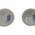 Traditional Vintage Herend Blue Garland PBG Hand-Painted Porcelain Salt & Pepper Shakers Pair Models 250 Hungary C. 1980s For Sale - Image 3 of 7
