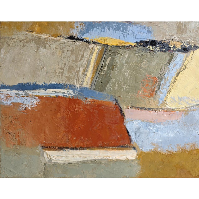 Between Earth and Time, Abstract Landscape, Contemporary, Framed by Sophie Dumont For Sale - Image 9 of 9