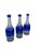 Cobalt Blue Glass Decanters or Serving Bottles, 1860s, Set of 3 For Sale - Image 5 of 10