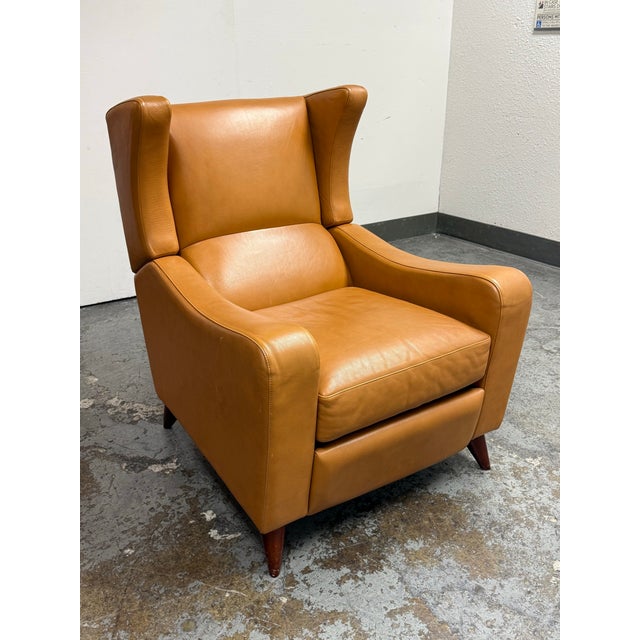 Room & Board Room & Board Juno Leather Recliner For Sale - Image 4 of 12