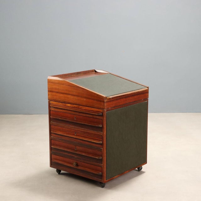Chest of Drawers with Desk, 1960s For Sale - Image 11 of 11